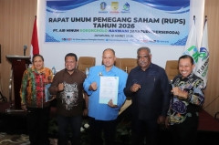 PTAM Jayapura (Perseroda) Sukses Selenggarakan RUPS Tahun 2026 : Bupati Jayapura dan Walikota Jayapura Menyetujui Laporan Perusahaan