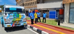 Pengecekan sarana air bersih untuk Peparnas XVI